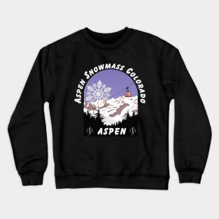 Aspen  Snowmass, USA. Gift Ideas For The Ski Enthusiast. Crewneck Sweatshirt